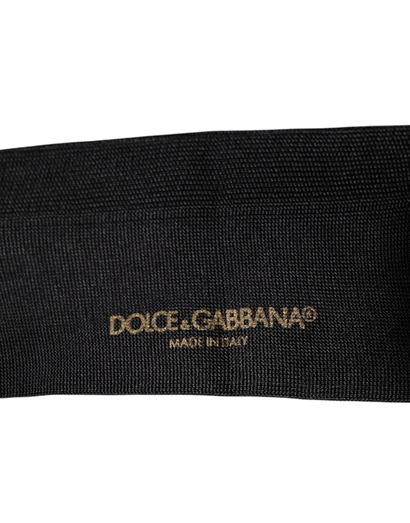 Chaussettes mi-mollet en coton noir Dolce &amp; Gabbana pour homme avec logo DG