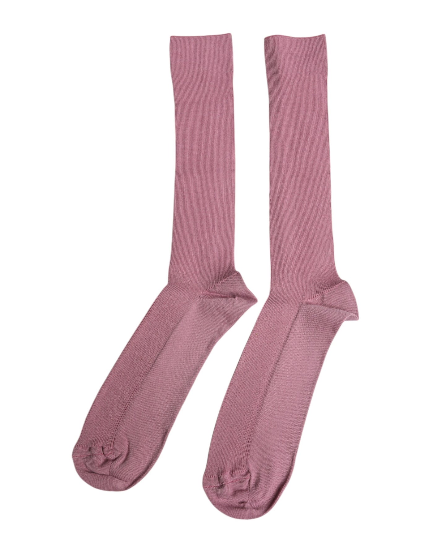 Chaussettes mi-mollet en coton rose Dolce &amp; Gabbana