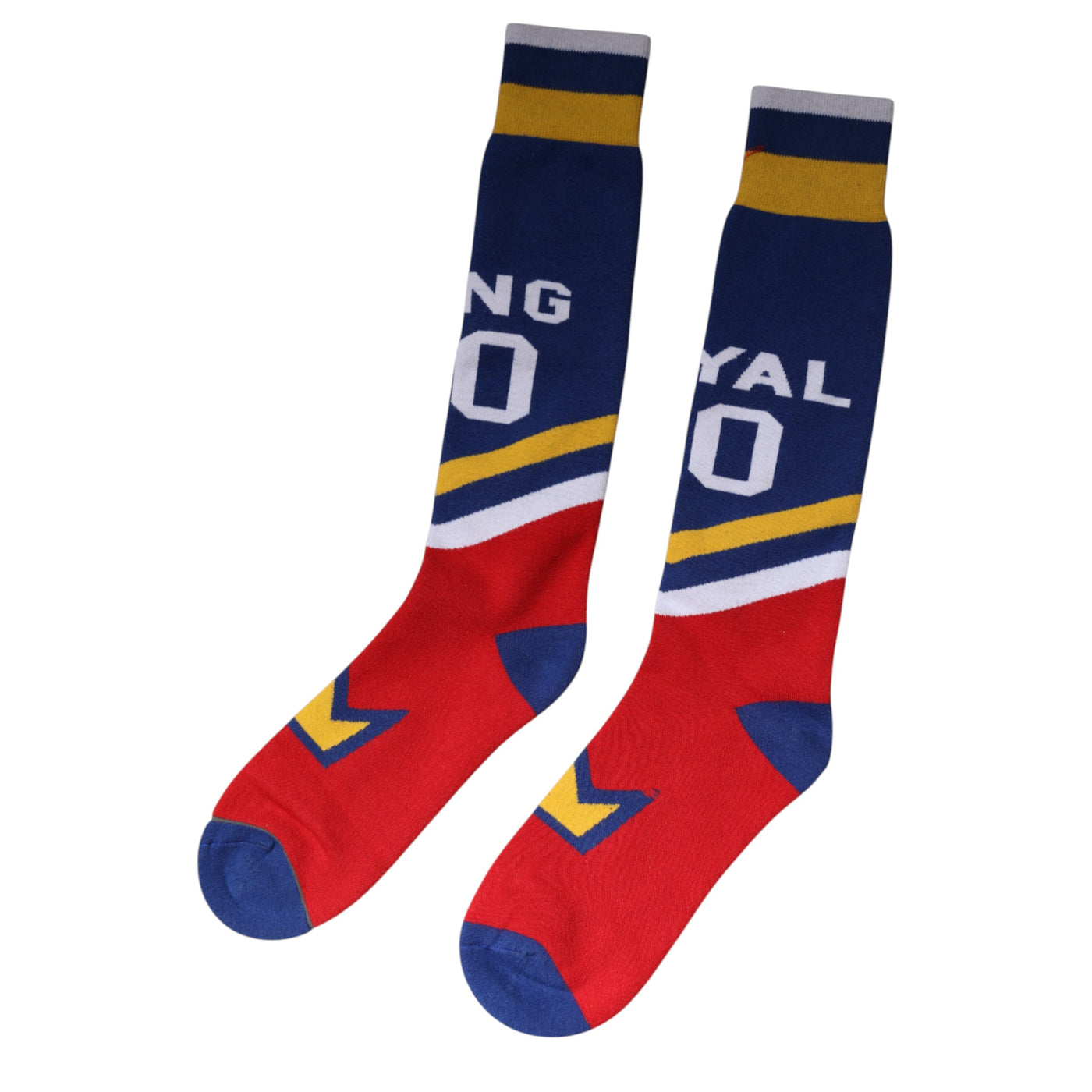 Chaussettes montantes en coton stretch multicolore Dolce &amp; Gabbana