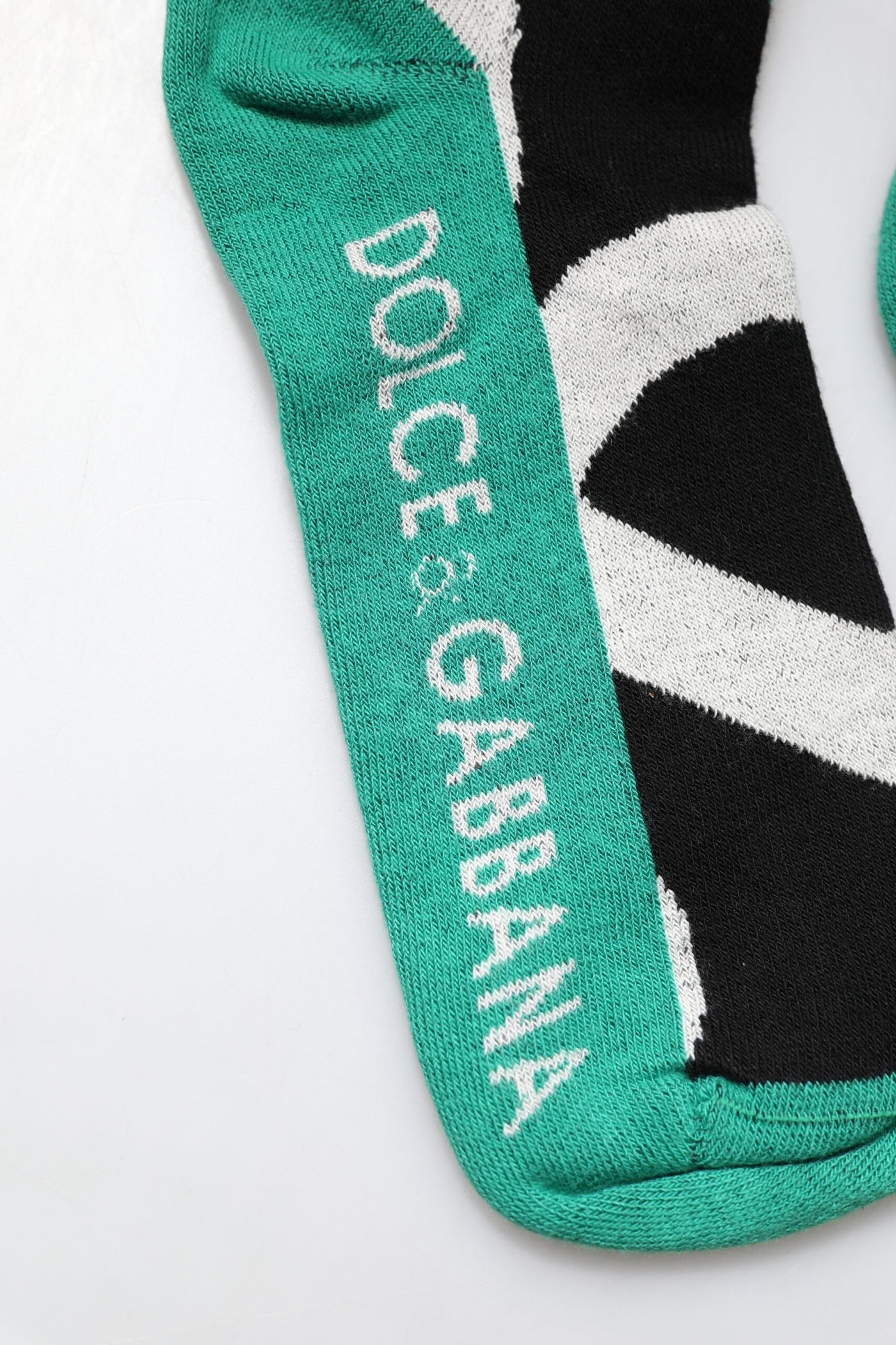 Chaussettes montantes en coton stretch multicolore Dolce &amp; Gabbana
