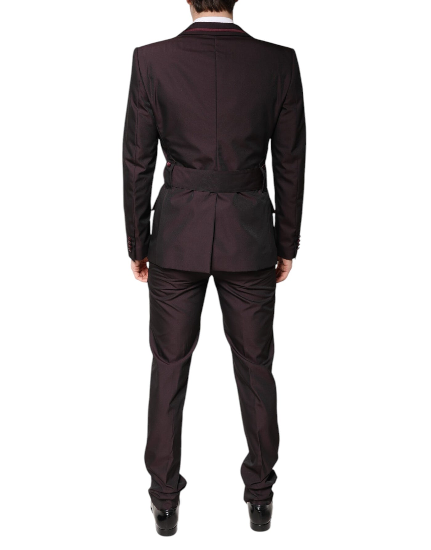 Costume formel 2 pièces marron à boutonnage simple Dolce &amp; Gabbana