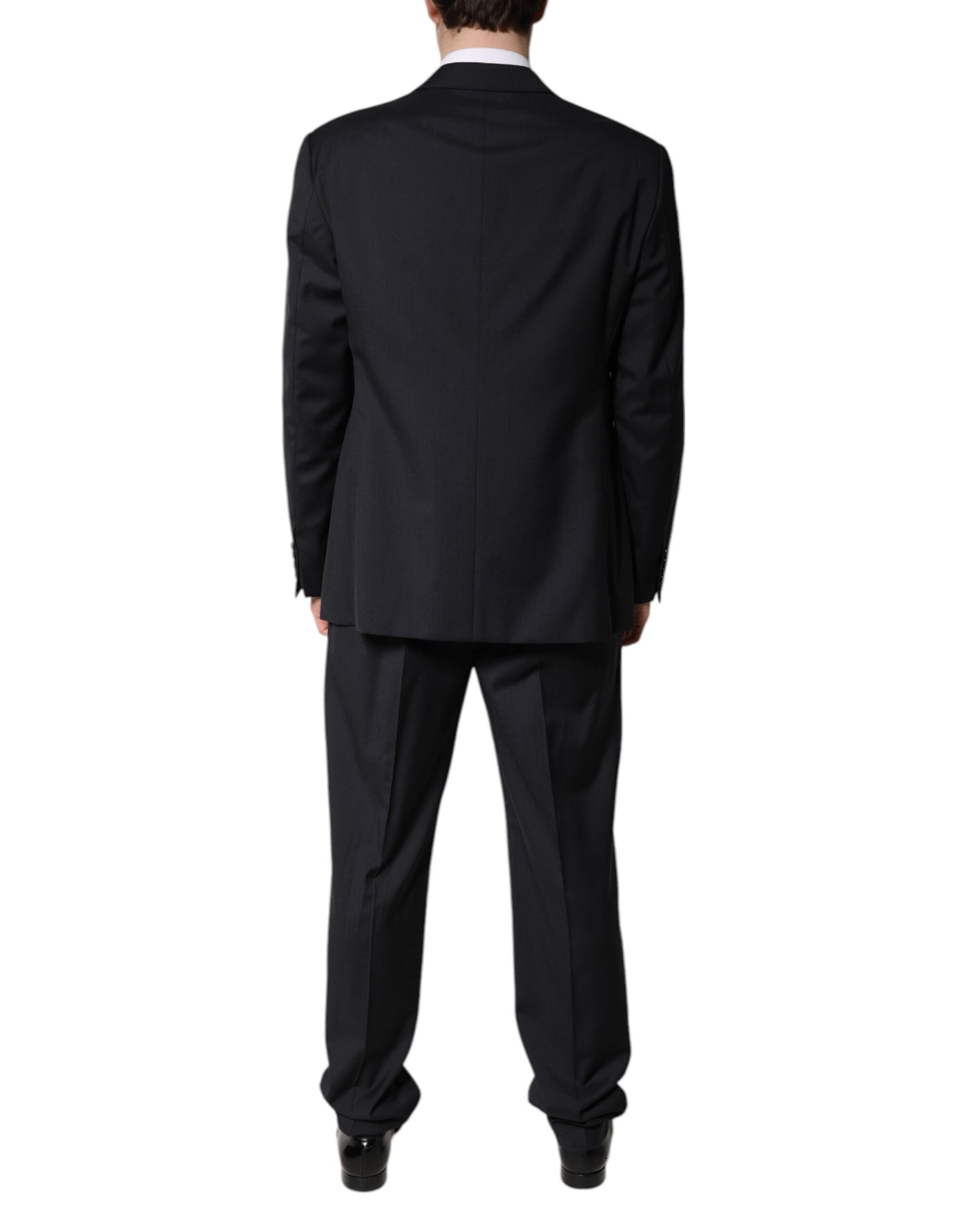Costume deux pièces noir à simple boutonnage Emporio Armani