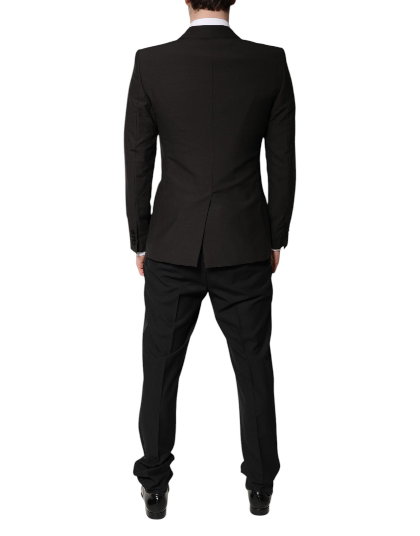 Costume formel 3 pièces noir à boutonnage simple Dolce &amp; Gabbana