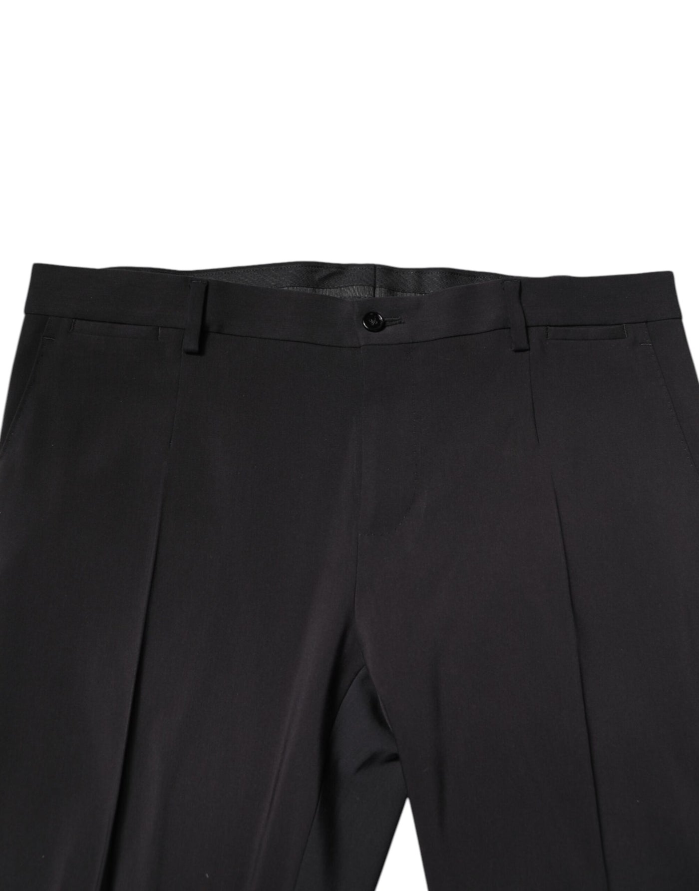 Costume 2 pièces simple boutonnage en laine noire Dolce &amp; Gabbana