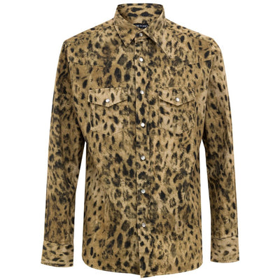 Tom Ford beige katoenen overhemd