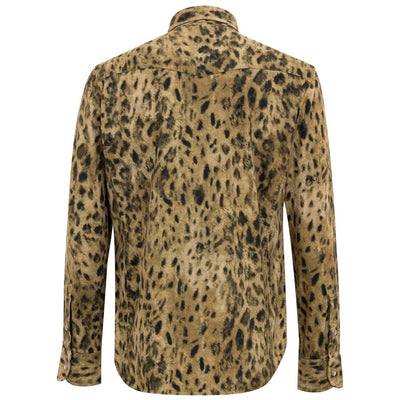 Tom Ford beige katoenen overhemd