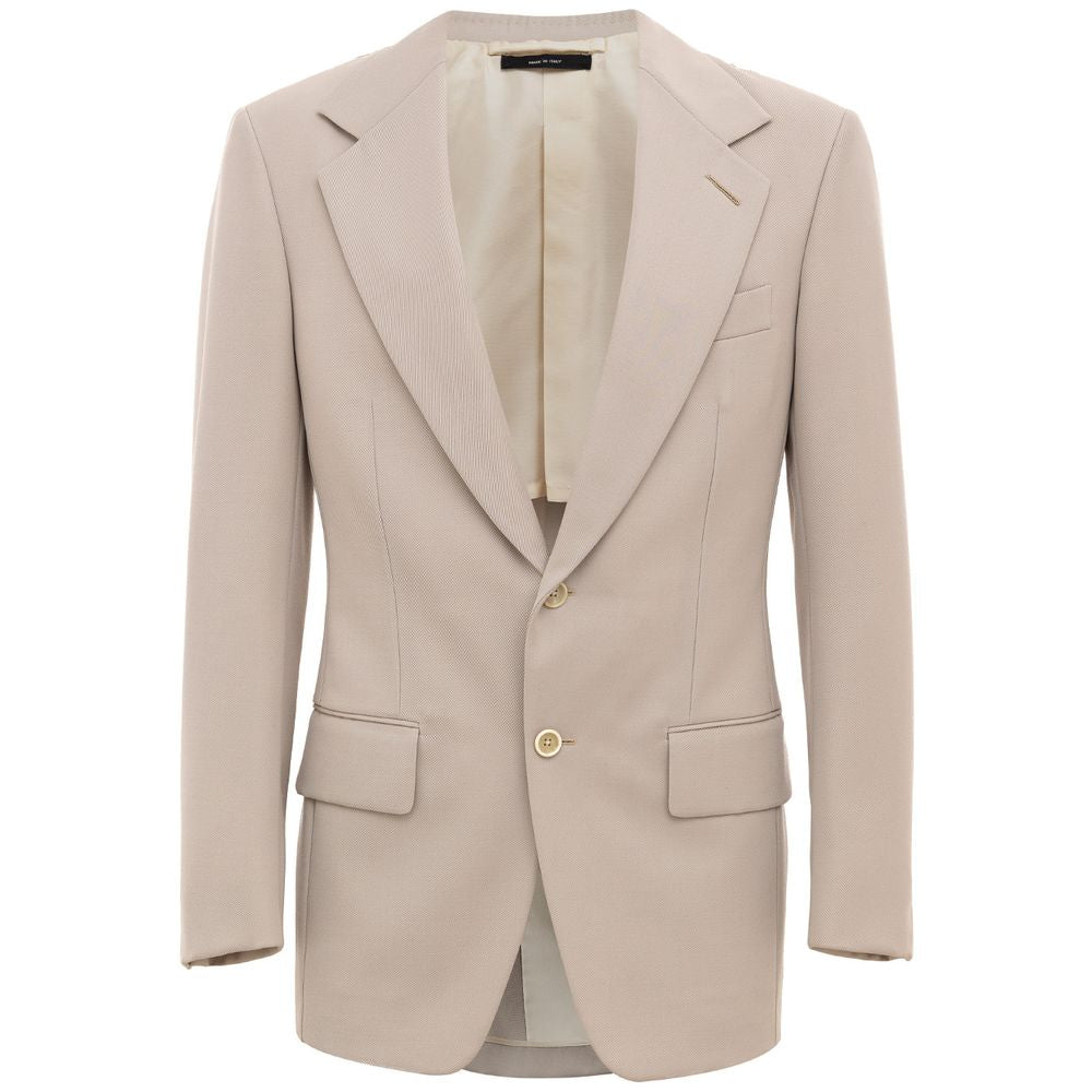Veste en laine beige de Tom Ford