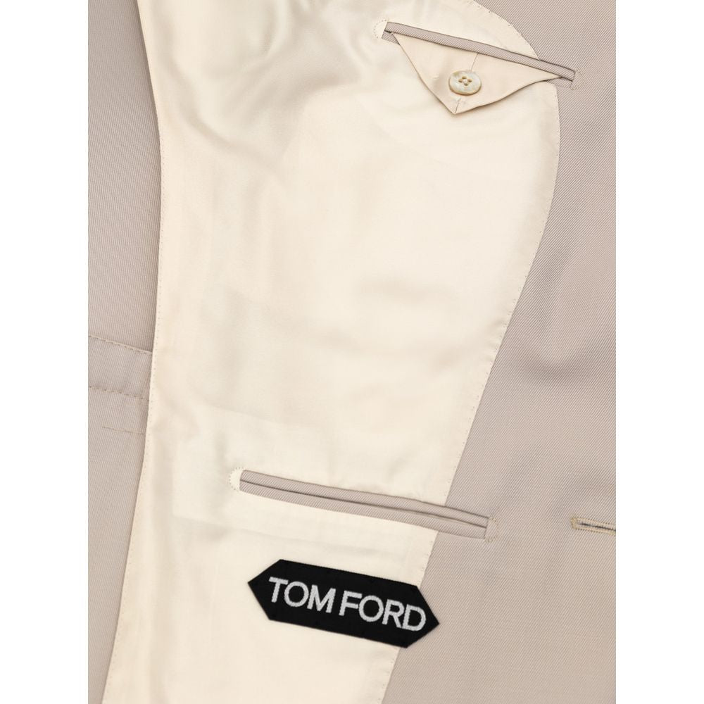Veste en laine beige de Tom Ford