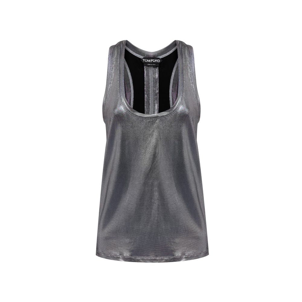 Débardeur en viscose gris Tom Ford