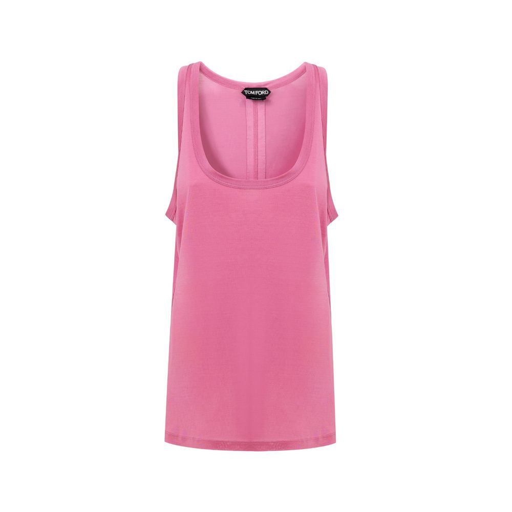 Débardeur en soie rose Tom Ford