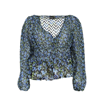 Pull Desigual en polyester bleu