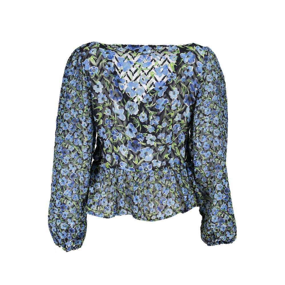 Pull Desigual en polyester bleu