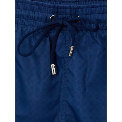 Canali Blauwe Polyester Zwembroek
