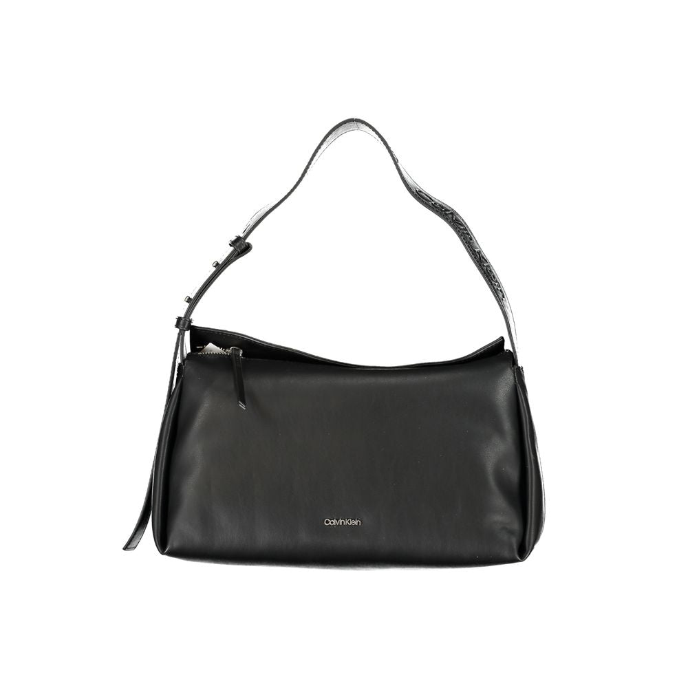 Calvin Klein Zwarte Polyester Handtas
