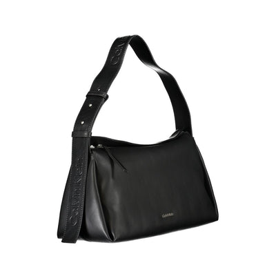 Calvin Klein Zwarte Polyester Handtas