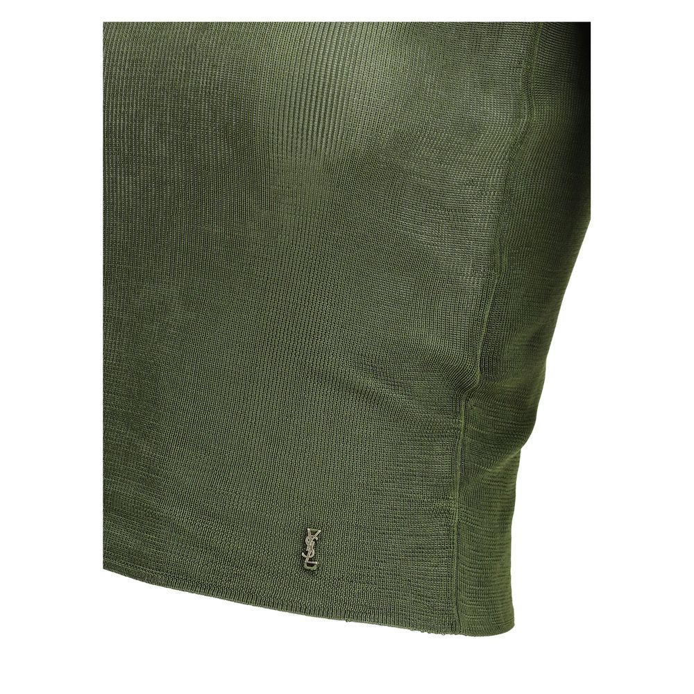 Saint Laurent Top met korte mouwen
