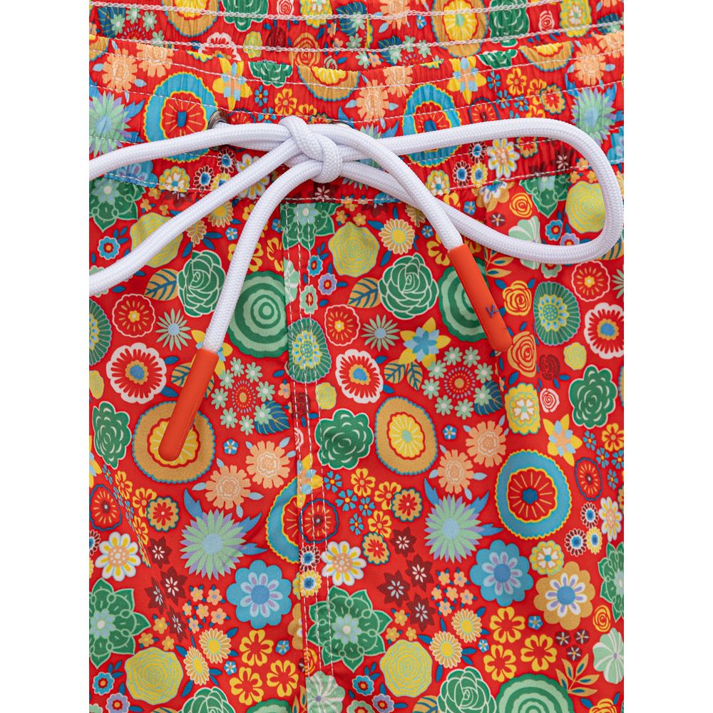 Isaia Rode Polyester Zwembroek