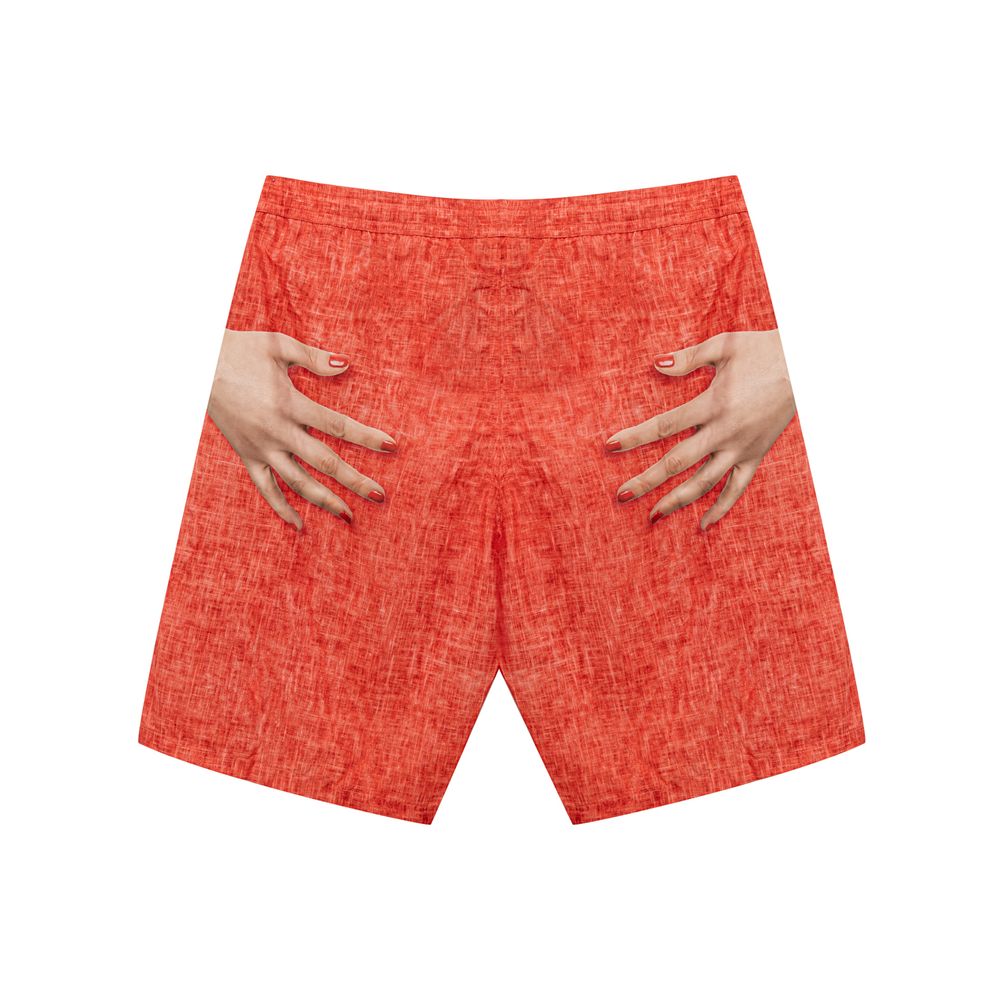 Isaia Rode Polyester Zwembroek