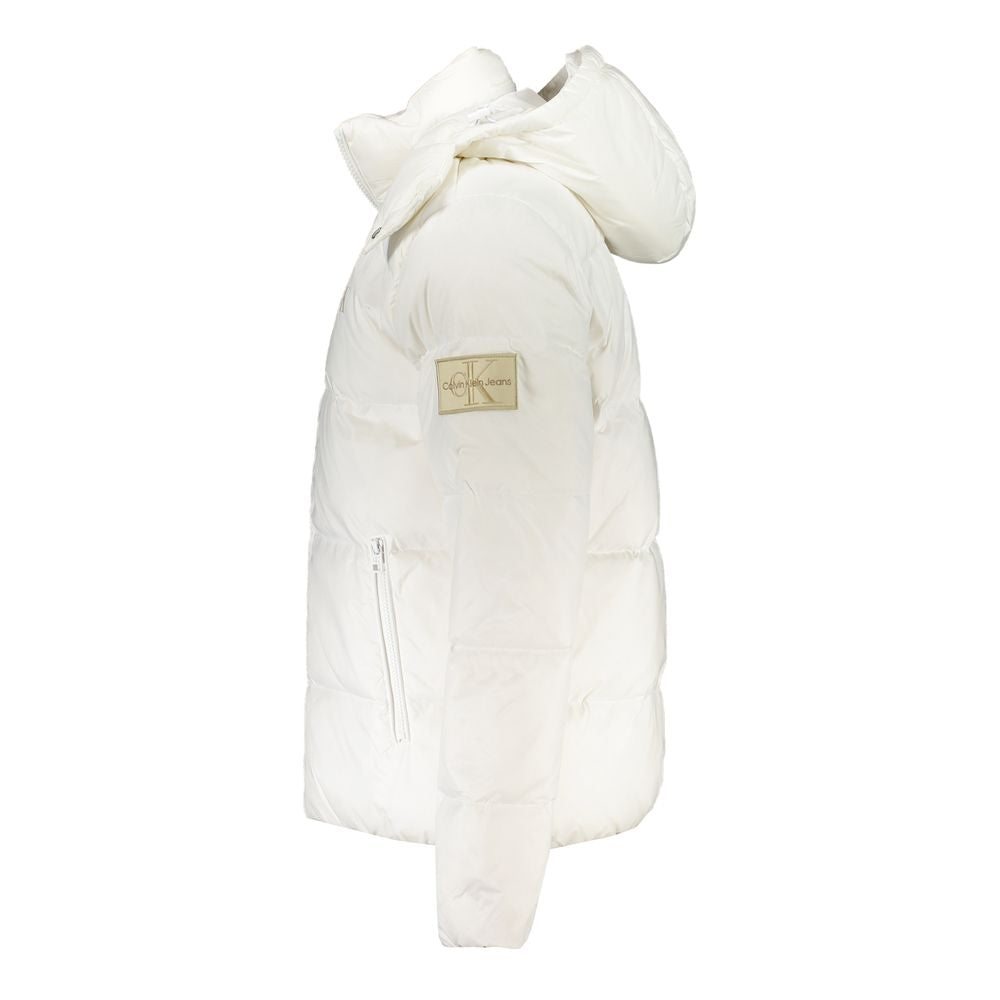 Veste homme en polyamide blanche Calvin Klein