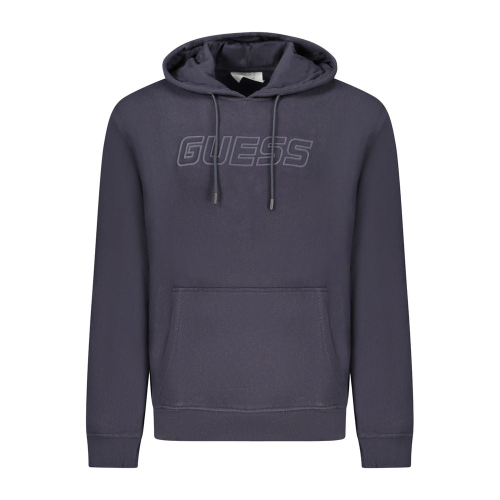 Pull Guess Jeans bleu en coton pour homme