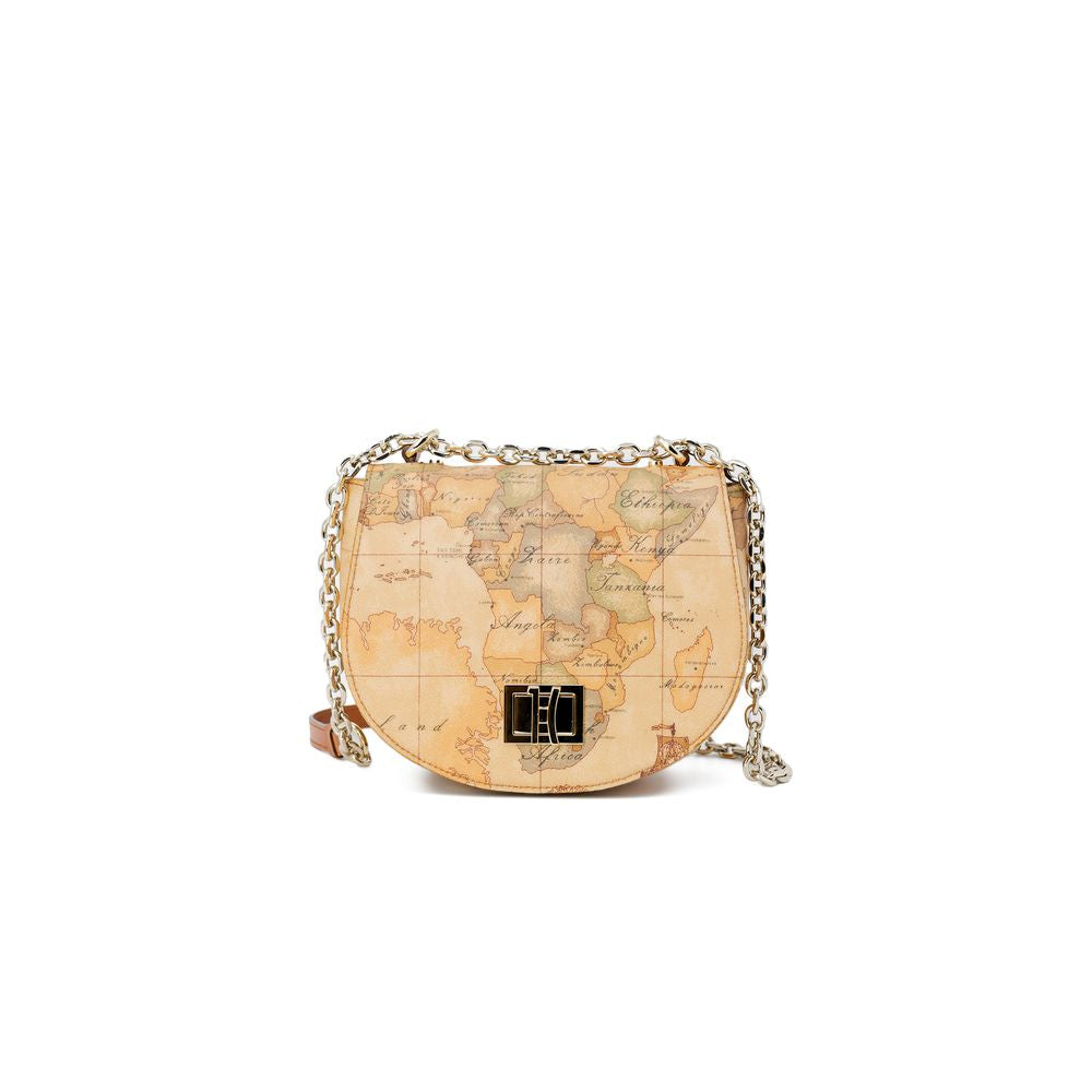 Alviero Martini Prima Classe Sac à main en cuir beige