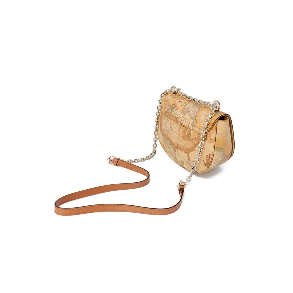 Alviero Martini Prima Classe Sac à main en cuir beige