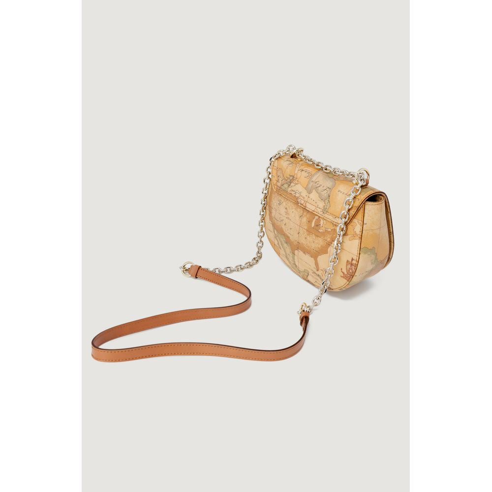 Alviero Martini Prima Classe Sac à main en cuir beige