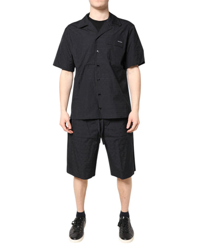Dolce &amp; Gabbana Zwarte Katoenen Heren Pyjamaset Nachtkleding