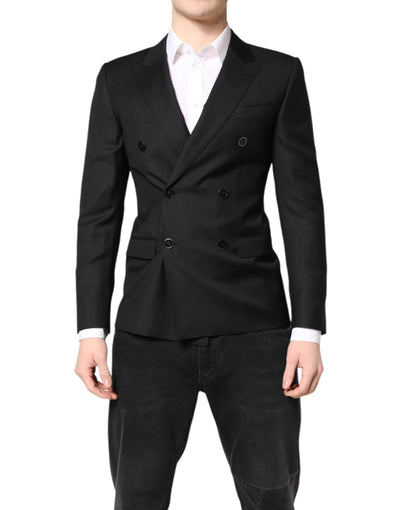 Blazer croisé noir MARTINI Dolce &amp; Gabbana