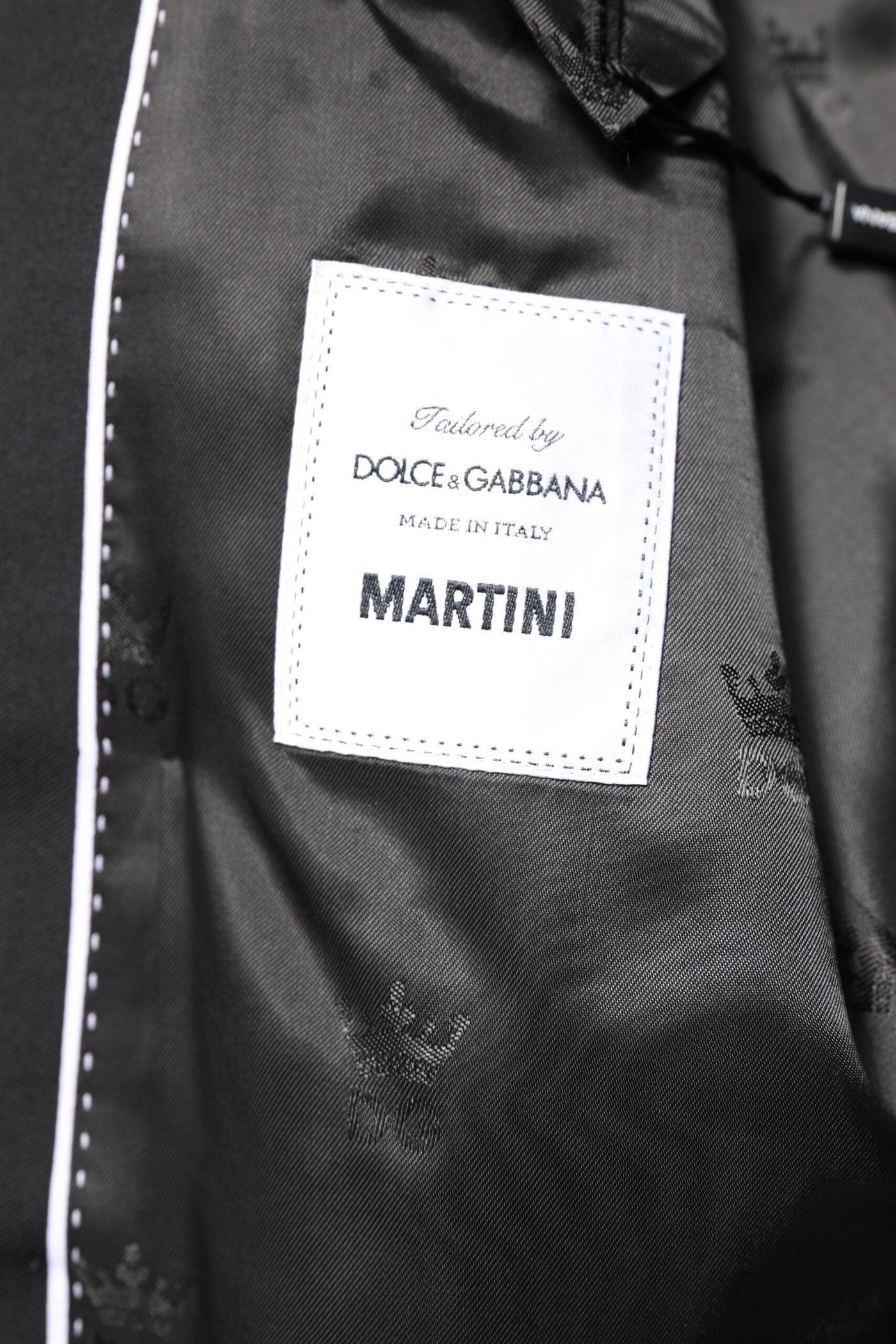 Blazer croisé noir MARTINI Dolce &amp; Gabbana