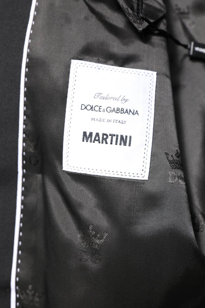 Blazer croisé noir MARTINI Dolce &amp; Gabbana
