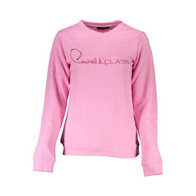 Pull en coton rose Cavalli Class