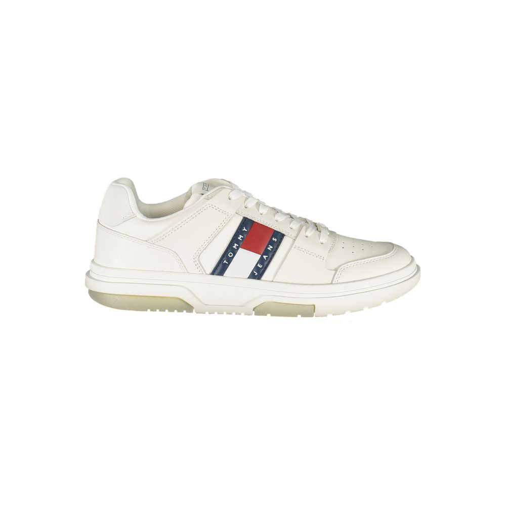 Tommy Hilfiger witte leren herensneaker