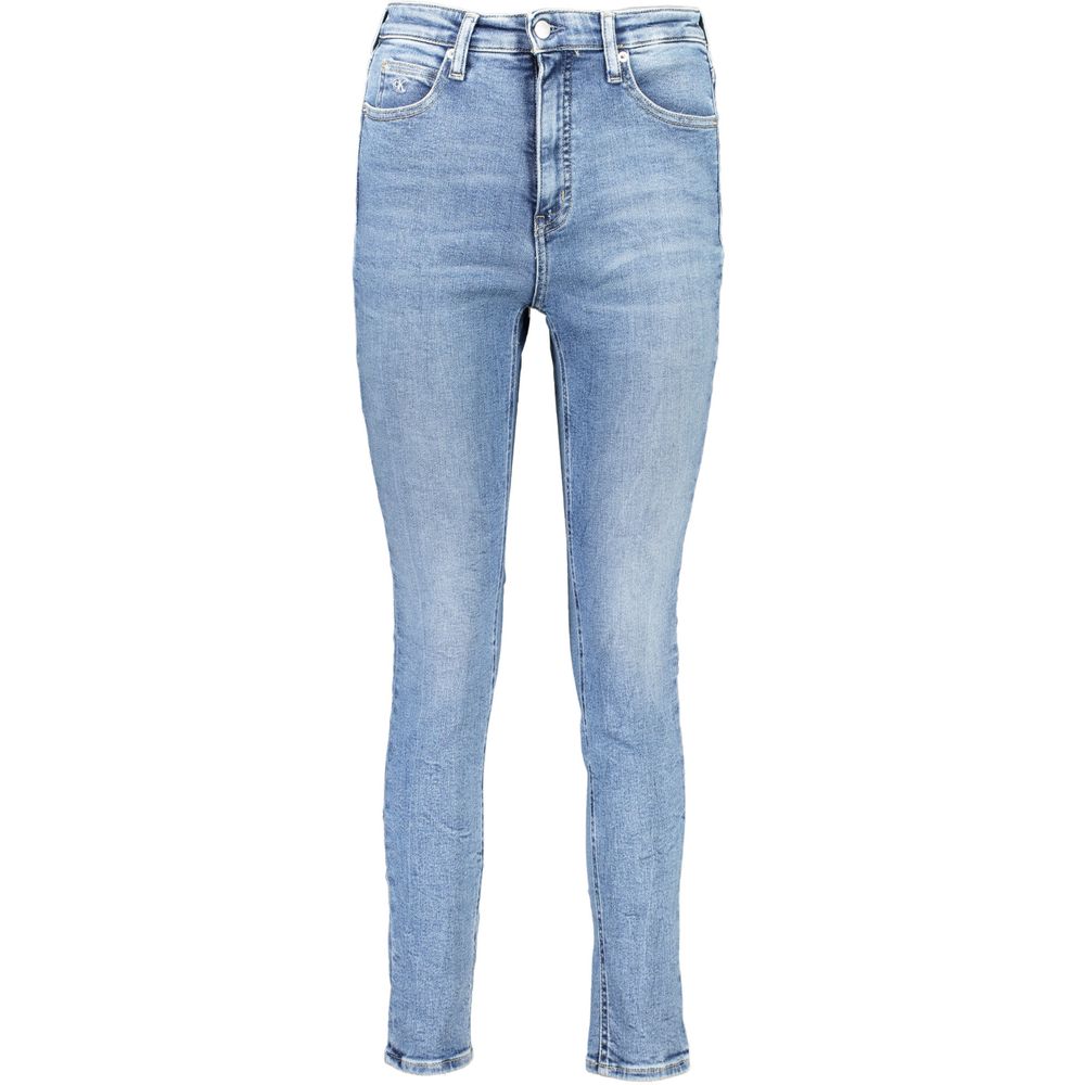 Jean Calvin Klein en coton bleu pour femme