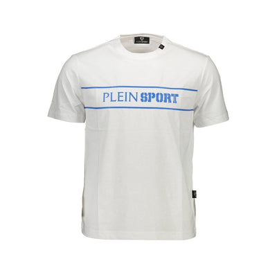 Plein Sport Wit Katoenen Heren T-shirt