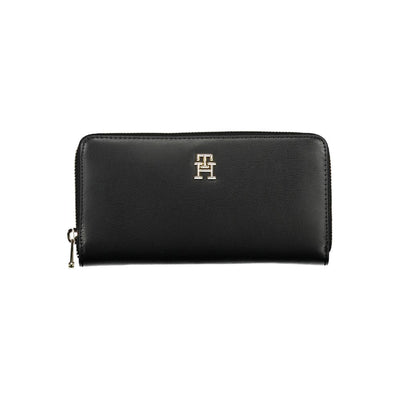 Tommy Hilfiger Zwarte Polyethyleen Dames Portemonnee