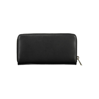 Tommy Hilfiger Zwarte Polyethyleen Dames Portemonnee