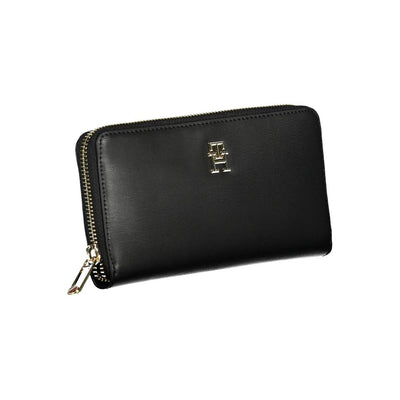 Tommy Hilfiger Zwarte Polyethyleen Dames Portemonnee
