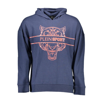 Plein Sport Blauwe Katoenen Herentrui
