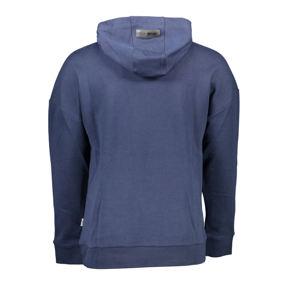 Plein Sport Blauwe Katoenen Herentrui