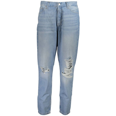 Jean Calvin Klein en coton bleu pour femme