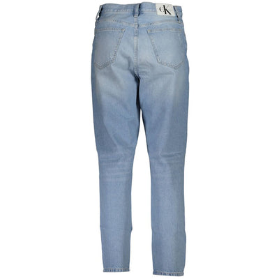 Jean Calvin Klein en coton bleu pour femme