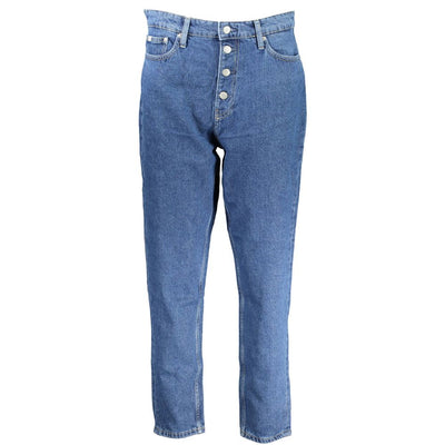 Jean Calvin Klein en coton bleu pour femme