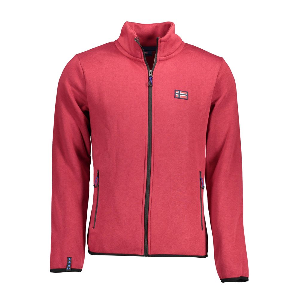 Pull homme en coton rouge Norvège 1963