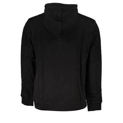 Pull à capuche en coton noir Hugo Boss pour homme