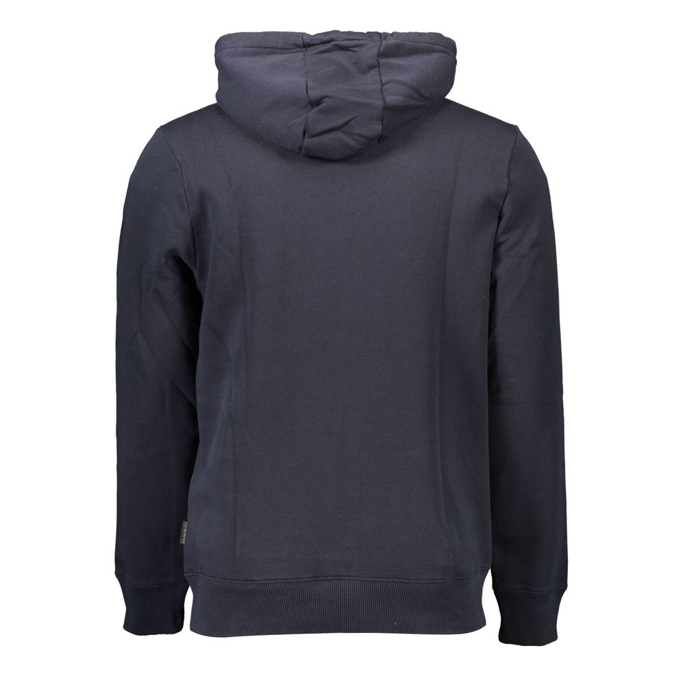 Pull Napapijri bleu en coton biologique pour homme