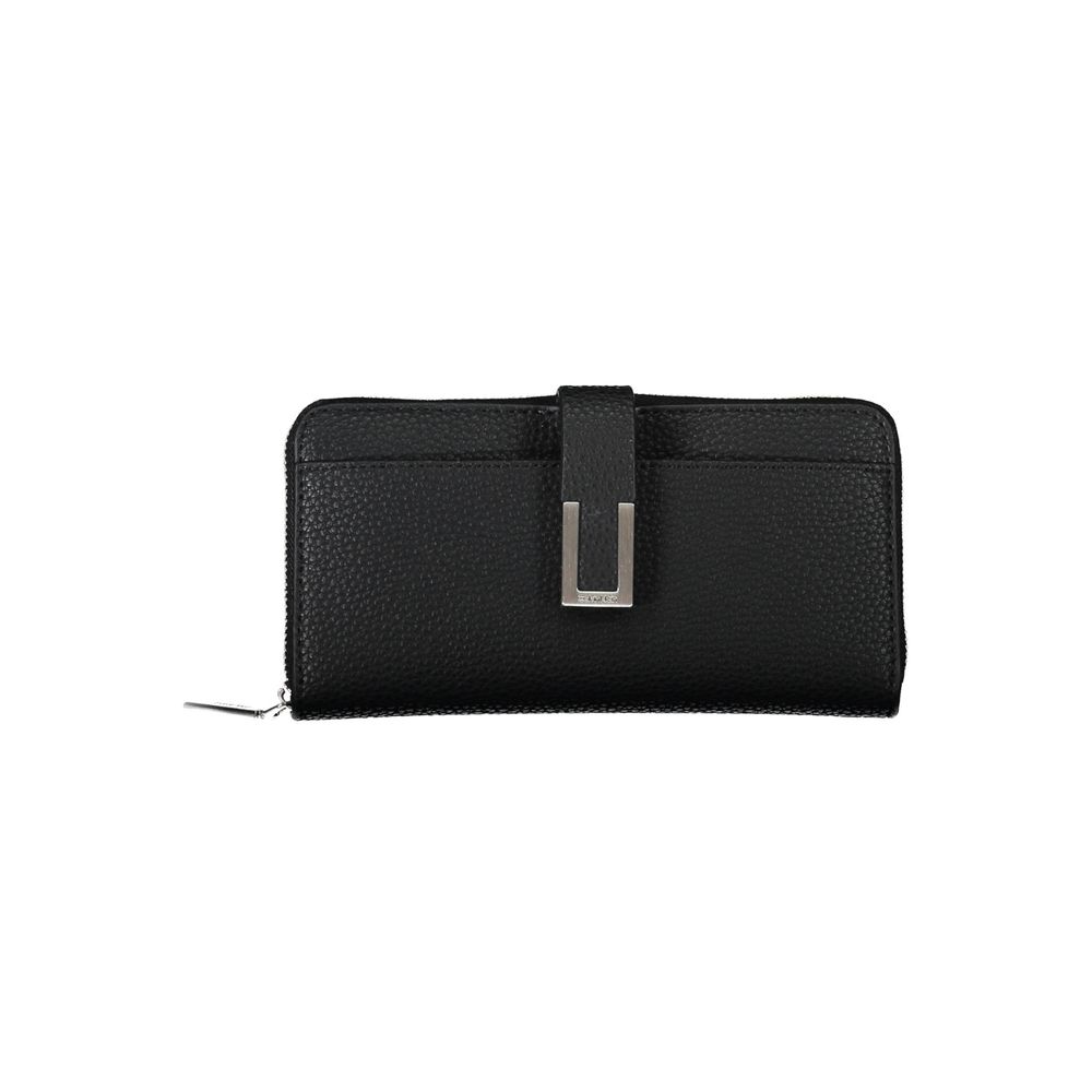 Calvin Klein Zwarte Polyester Dames Portemonnee