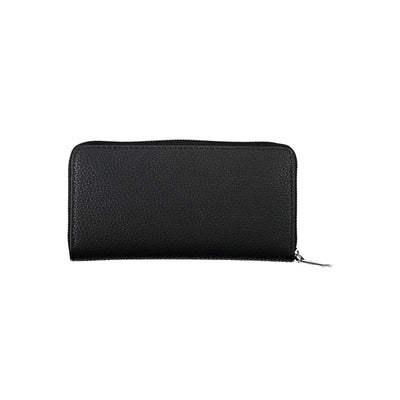 Calvin Klein Zwarte Polyester Dames Portemonnee