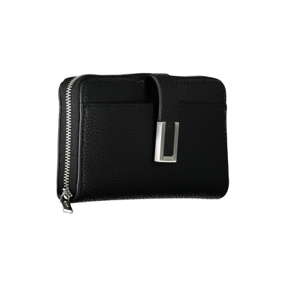 Calvin Klein Zwarte Polyester Dames Portemonnee