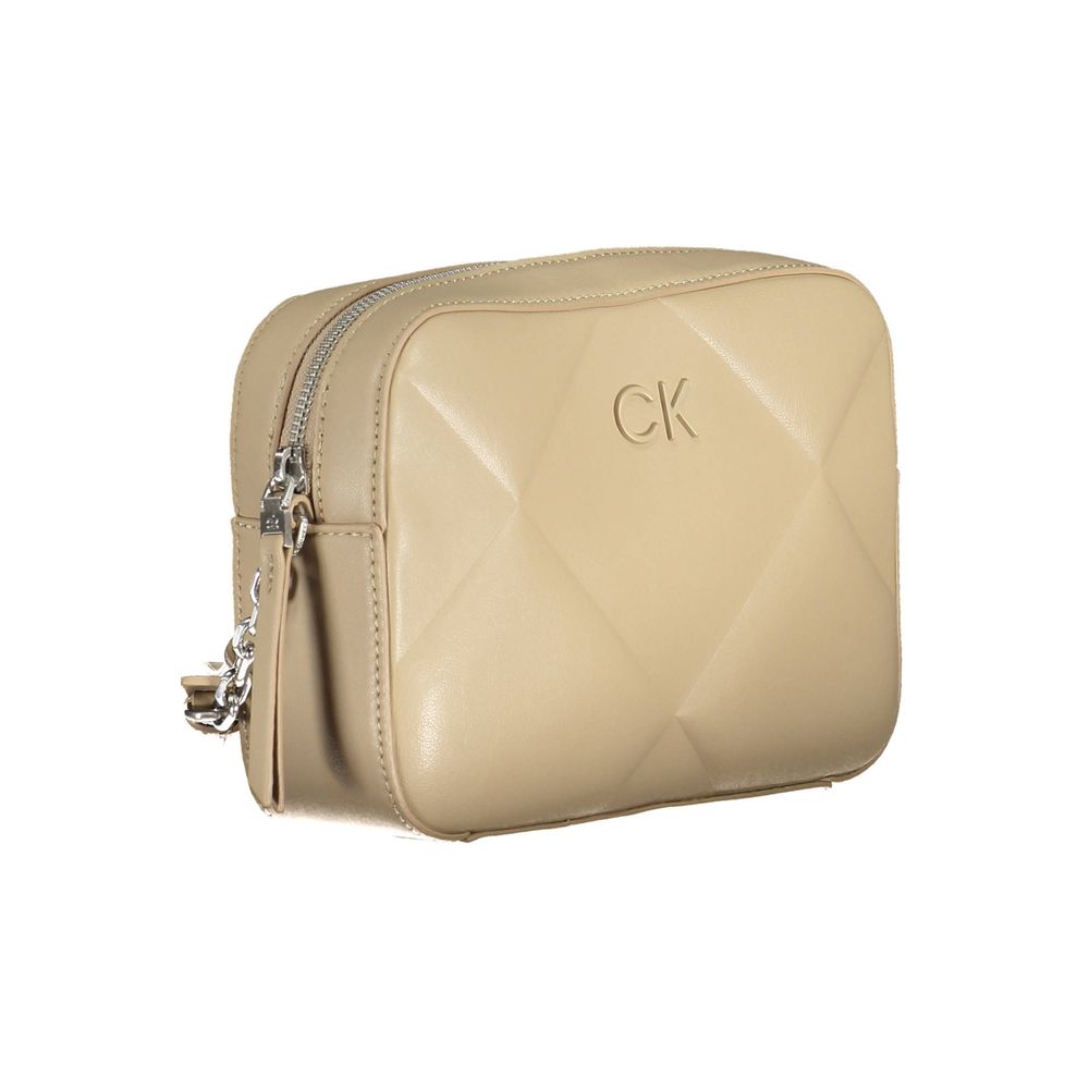Calvin Klein Beige Polyester Handtas